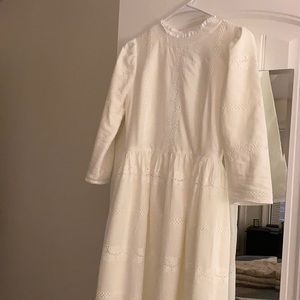 Dainty jewells white midi dress